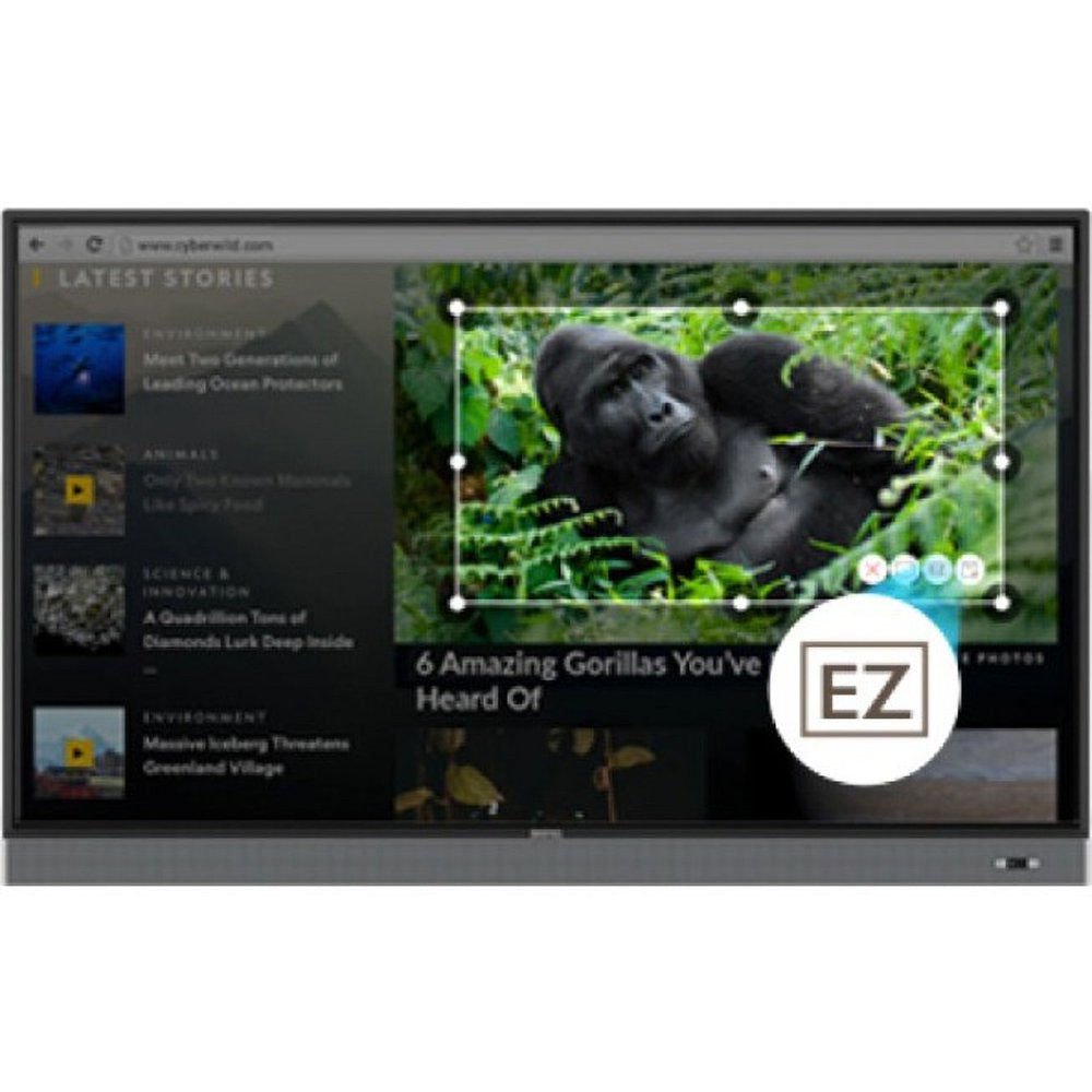 Education RM8602K 86" Class LCD Touchscreen Monitor, 16:9, 8 Ms