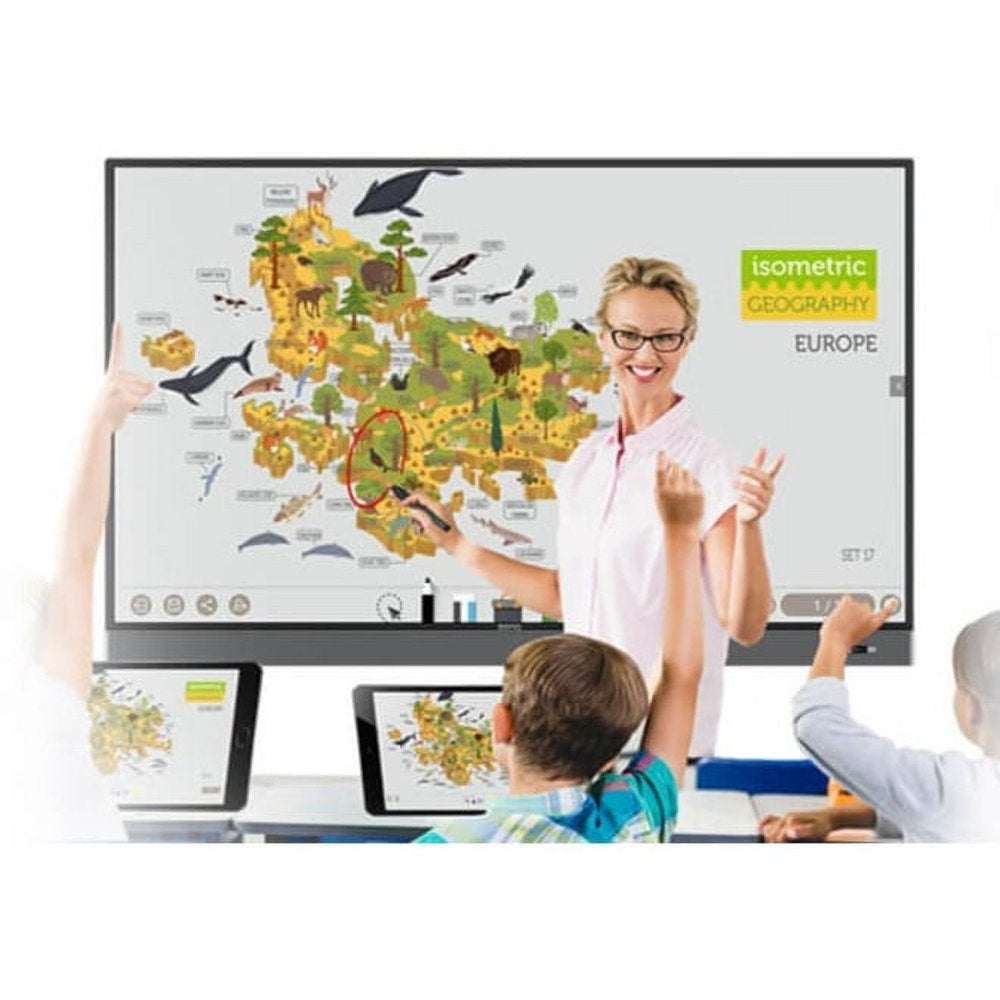 Education RM8602K 86" Class LCD Touchscreen Monitor, 16:9, 8 Ms